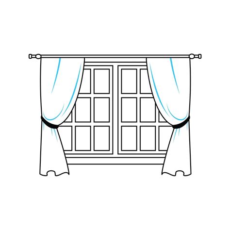 How To Draw A Window Step By Step