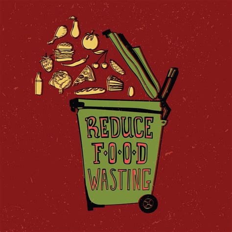 Ways To Waste Less Food And Help The Environment Food Waste Poster