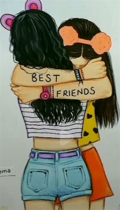 pin de nataliasokolowska em art desenhos de melhor amigo desenhos de amizade imagens de
