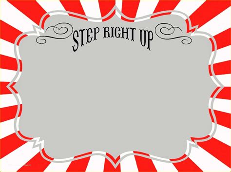 Free Sign Templates Of Free Carnival Signs And Printables