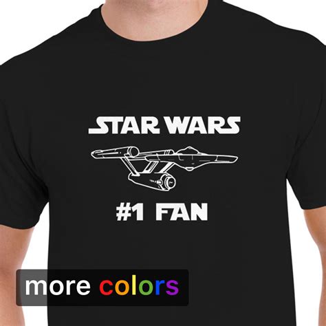 Star Wars 1 Fan Mens T Shirt Star Trek Ncc 1701 Starship