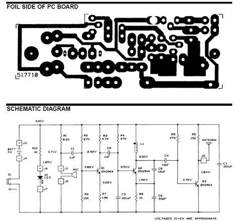 Click here for all circuit diagrams. FM Wireless Microphone - Circuit Scheme