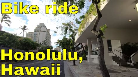 30 Minute Bike Ride Near Waikiki Honolulu Hawaii Youtube