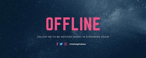 Artstation Offline Twitch Banner Br