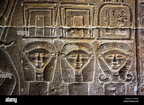 Dendera Temple Of Hathor Goddess Upper Egypt Stock Photo Alamy