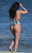 Hayley Fanshaw Nip Slip On The Beach In Spain Aznude