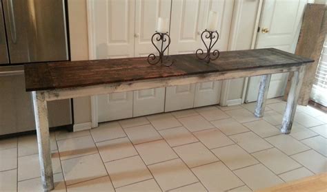 Narrow Farmhouse Tabledesk By Whitepinecrafters On Etsy