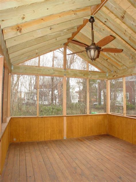 Screened Porch W36 Knee Wall Porch Knee Wall Knee Wall Porch Design