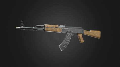 Ak 47 Assault Rifle Download Free 3d Model By Nneako Nickolasa