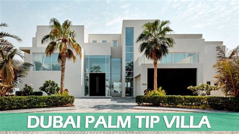 Dubai Palm Island Tip Villa For Sale Youtube