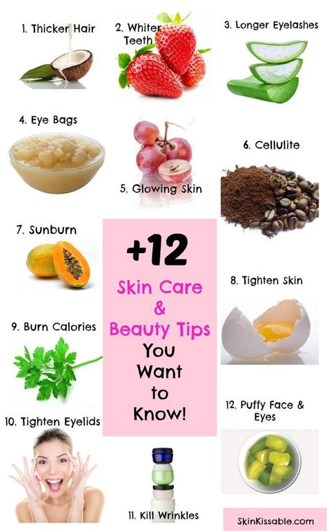 Skin Care Tips And Tricks Beauty Products Anti Aging Routine Homemade