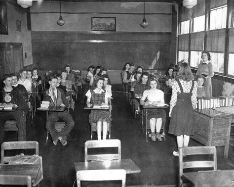Shorpy Historical Photo Archive 1940s Classroom Shorpy Historical