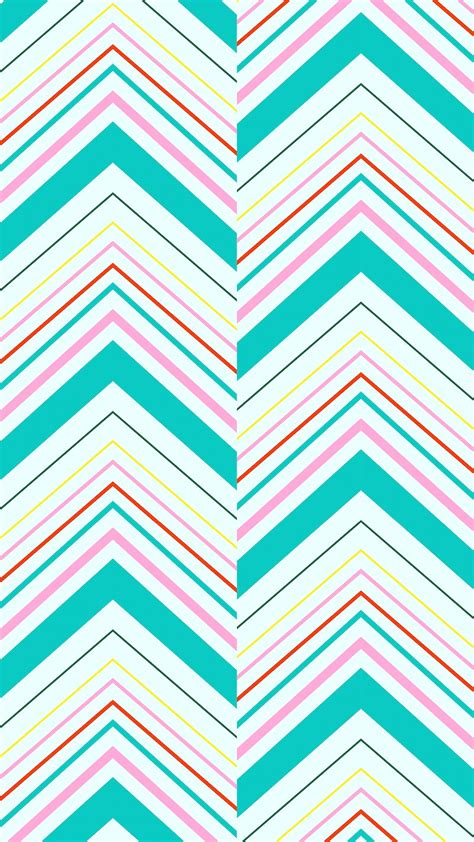 Teal Chevron Wallpaper For Iphone
