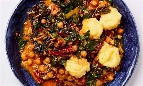 Meera Sodhas Vegan Recipe For Chickpea Chard And Sunflower Seed Stew Vegetarian Stew Vegan