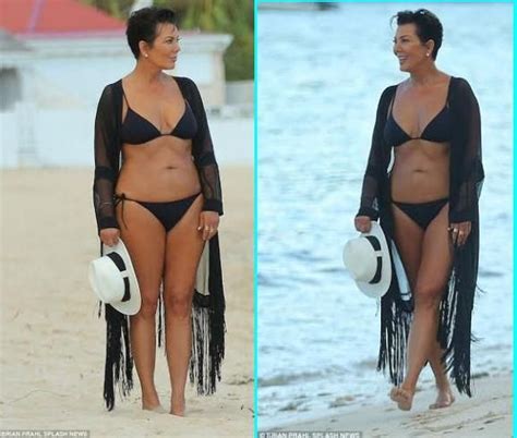kris jenner shares out her superb bikini body on display kris jenner shares