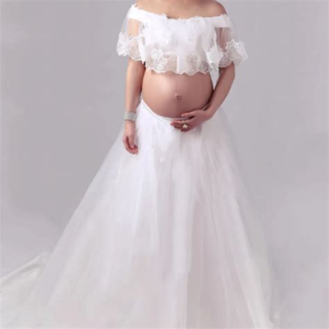 Maternity Dress Maternity Photography Props Fashion Maternity Dress