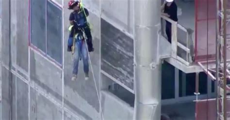 Crews Rescue Worker Stuck On Scaffolding In Sarasota County