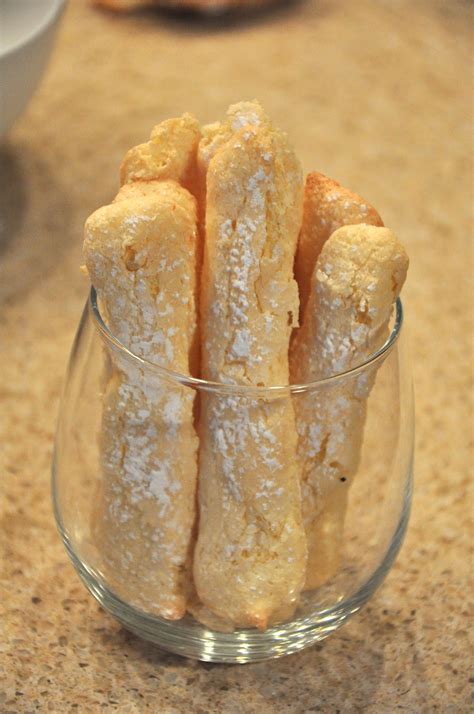 Repeat layers with remaining ladyfingers, cheese mixture and whipped cream. Sophia's Sweets: Gluten-Free Ladyfingers