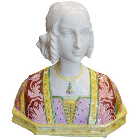 Hand Painted Busts 40 For Sale At 1stdibs