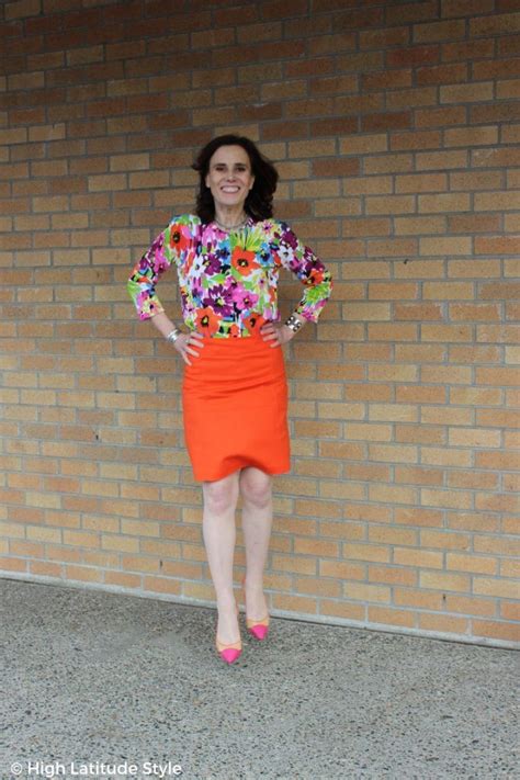 How To Make An Entrance With An Orange Skirt High Latitude Style Fashion Womens Fashion