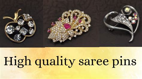 Unique High Quality Saree Pins Youtube