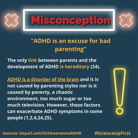 Five Common Misconceptions About Adhd Scienceupfirst