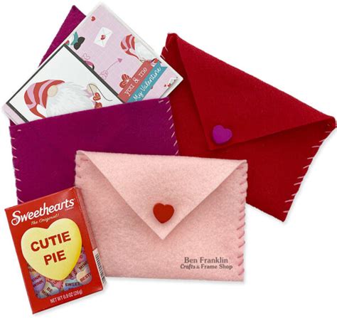 How To Make A Felt Valentine Envelope Ben Franklin Crafts