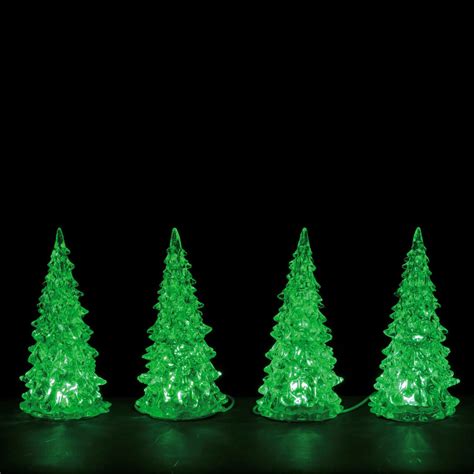 Crystal Lighted Tree 3 Color Changeable Small