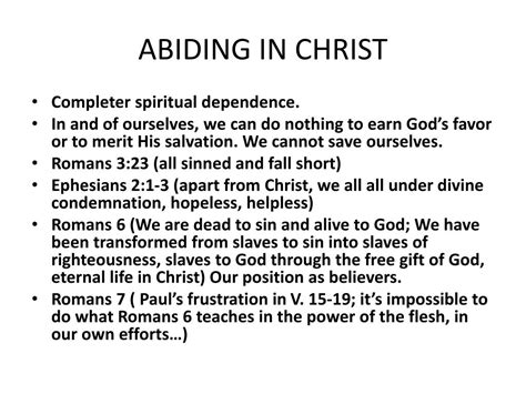 Ppt Abiding In Christ Powerpoint Presentation Free Download Id2415852