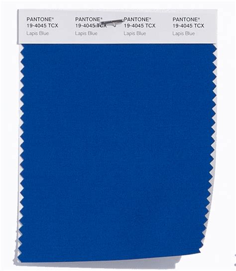 Pantone Smart Color Swatch Card 19 4045 Tcx Lapis Blue Columbia Omni