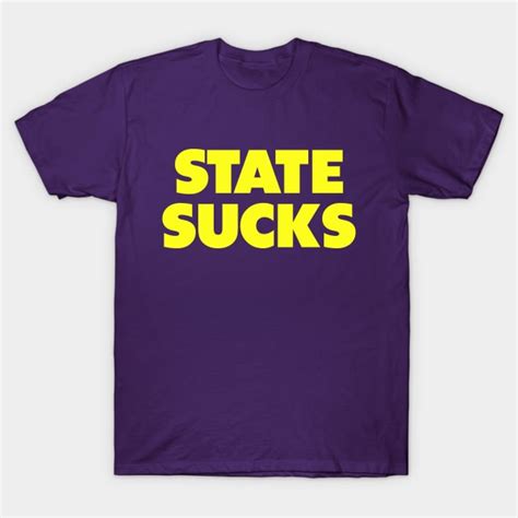 State Sucks Michiganecu College Gameday Rivalry Ecu T Shirt