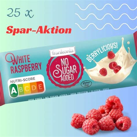 Frankonia White Raspberry Ballaststoffriegel Er Box