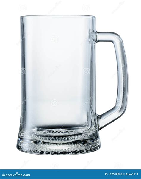 Empty Beer Mug Isolated On White Background With Clipping Path Stock Image Image Of Empty