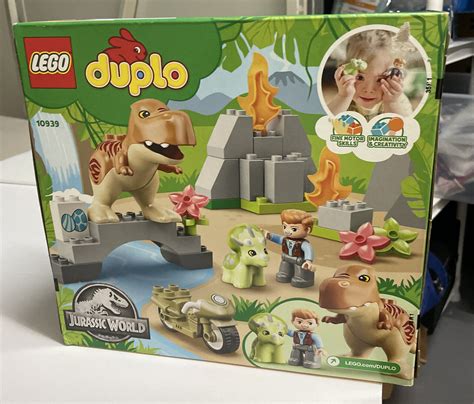 Lego Duplo Jurassic World T Rex Triceratops Dinosaur Breakout 10939 673419338196 Ebay