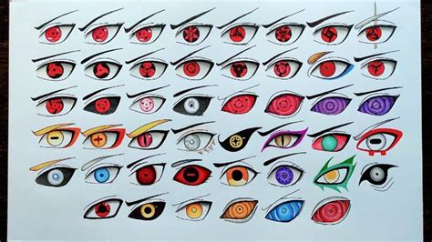 Naruto Boruto Seson Eyes Naruto Eyes Drawing Paintings And Prints
