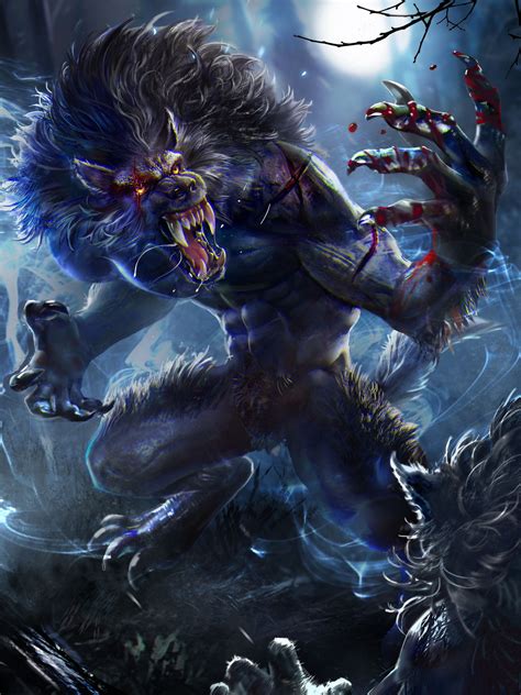 Werewolf Character Concept Art
