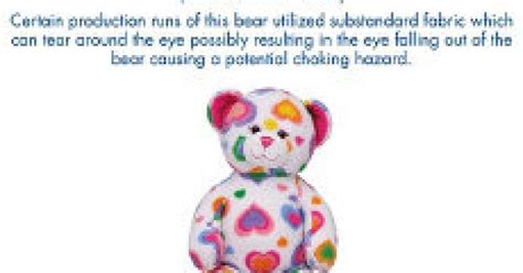 Teddy Bears Recalled In Canada Over Choking Hazard
