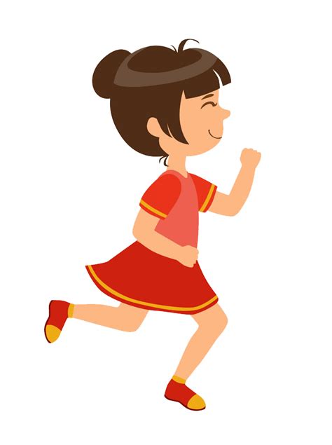 Girl Running Clipart Transparent 1 Clipart World