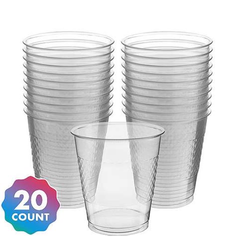 Clear Plastic Cups 20ct 12oz Kids Party Supplies Personalized Party
