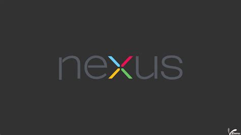 Free Download Nexus Logo On Grey Background Wallpaper 2560x1440 For