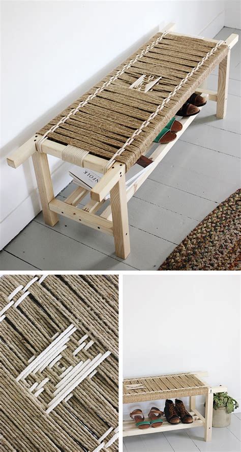 Diy Woven Bench Diy Woven Bench Bench And Stools