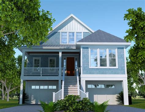 The best beach house floor plans on pilings. Abigail's Cottage - Coastal Home Plans