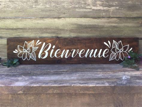 Bienvenue Or Welcome In French Is The Perfect Little Way To Greet