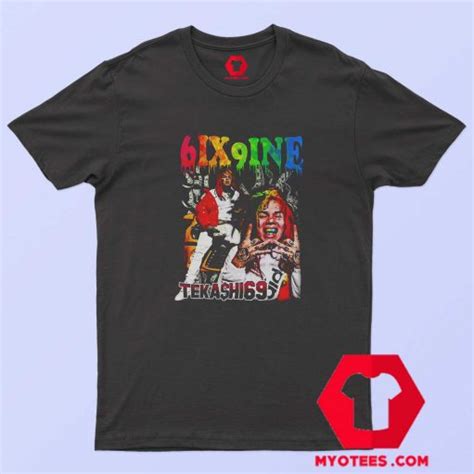 Vintage Tekashi 6ix9ine American Rapper T Shirt Myotees