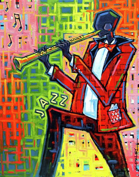 Jazz Clarinetist Painting By Ken Daley Fine Art America