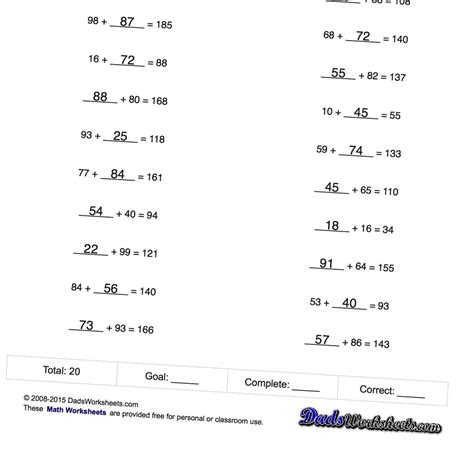 Still need help after working through these worksheets? Pre-Algebra: Addition Pre-Algebra Problems. Worksheets available at http://www.dadsworksheets ...