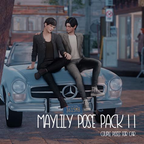 Sims 4 Maylily Pose Pack 11 Couple Poses For Car X 5 The Sims Book