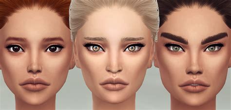 My Sims 4 Blog Brilliant Skin For Males And Females By S4models