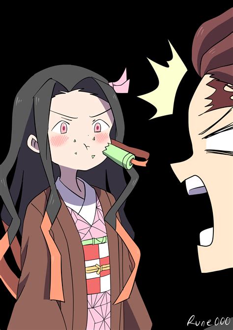 Nezuko Why Does She Have Bamboo Animewpapers Demon Slayer All In One