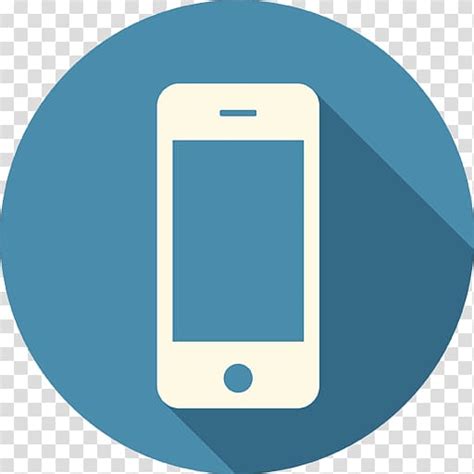 Blue Mobile Device Icon